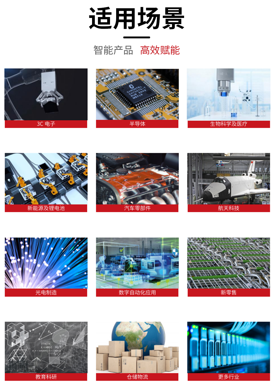 一体式微型电动夹爪适用场景