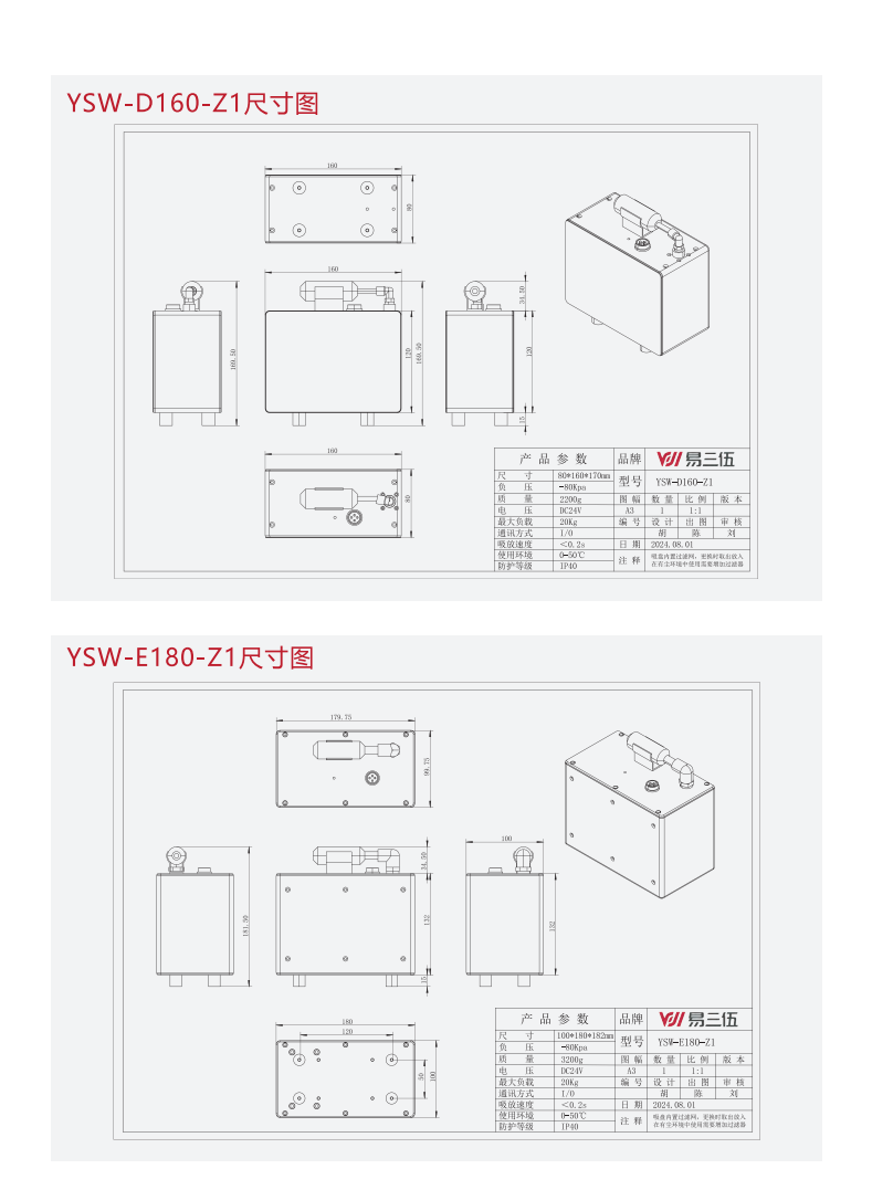 电动真空发生器选型资料