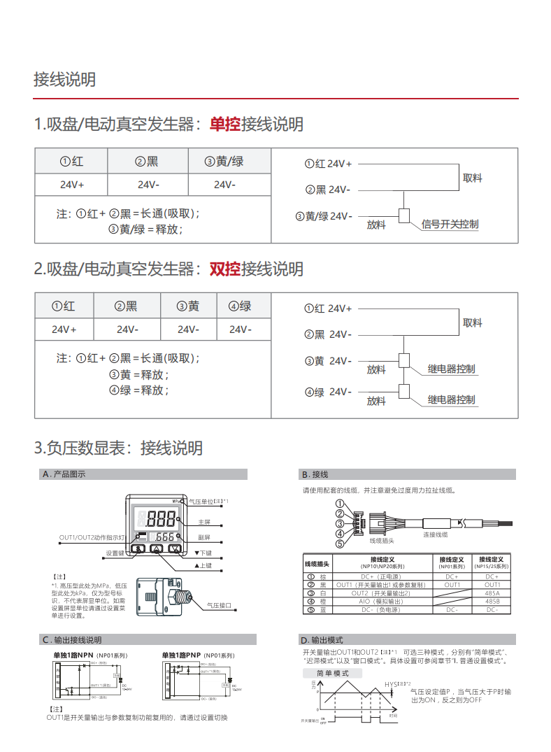 电动真空吸盘选型手册